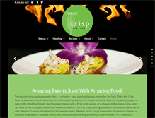 Tablet Screenshot of crispcatering.com